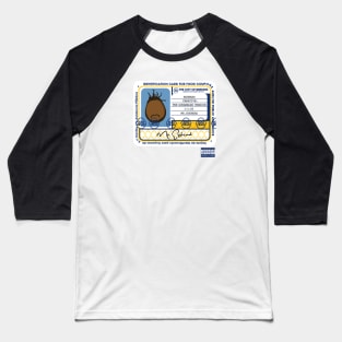 Mr. Egghead Public Assistance Card Baseball T-Shirt